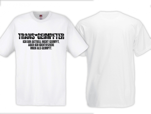Frauen T-Shirt - Trans*geimpft - weiss Frauen T-Shirt - Trans*geimpft - weiss