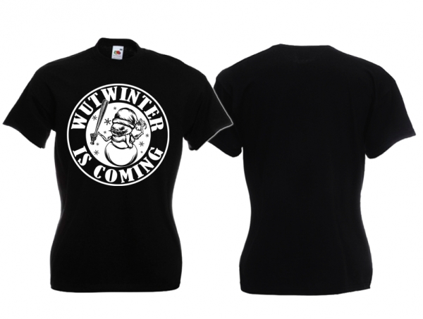 Frauen T-Shirt - Wutwinter is Coming - schwarz Frauen T-Shirt - Wutwinter is Coming - schwarz