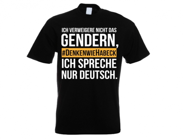 Frauen T-Shirt - #DenkenWieHabeck - Gendern Frauen T-Shirt - #DenkenWieHabeck - Gendern