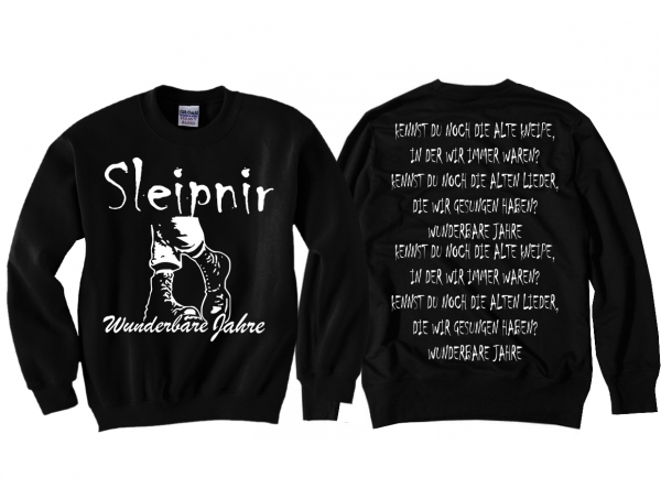Pullover - Sleipnir - Wunderbare Jahre - schwarz Pullover - Sleipnir - Wunderbare Jahre - schwarz