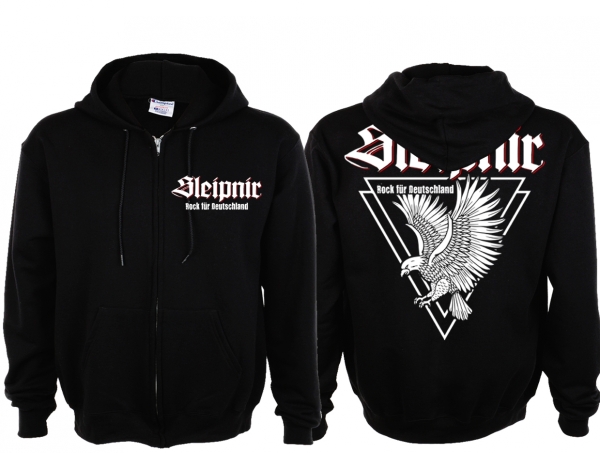 Kapuzenjacke - Sleipnir - Rock für Deutschland - Motiv 2 - schwarz Kapuzenjacke - Sleipnir - Rock für Deutschland - Motiv 2 - schwarz