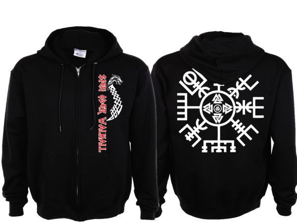 Kapuzenjacke - Sieg oder Walhall - Motiv 2 Kapuzenjacke - Sieg oder Walhall - Motiv 2