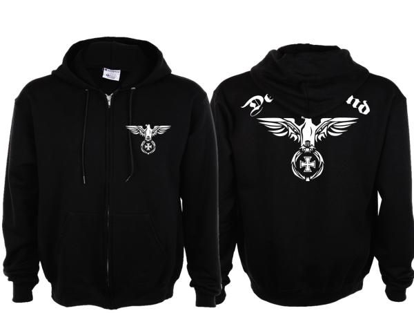 Frauen Kapuzenjacke - Phoenix - Deutschland - schwarz/weiß Frauen Kapuzenjacke - Phoenix - Deutschland - schwarz/weiß