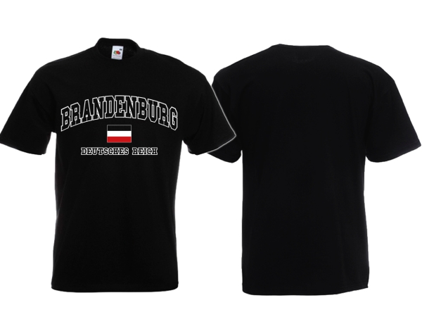 T-Hemd - College Stil Deutsches Reich - Brandenburg T-Hemd - College Stil Deutsches Reich - Brandenburg