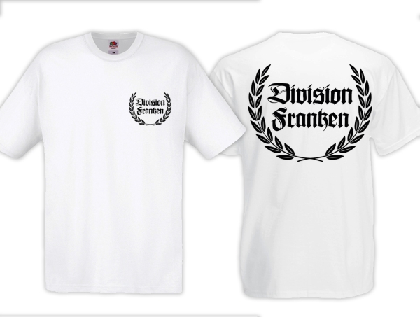 T-Hemd - Division Franken - klassisch - weiss - Motiv 1 T-Hemd - Division Franken - klassisch - weiss - Motiv 1
