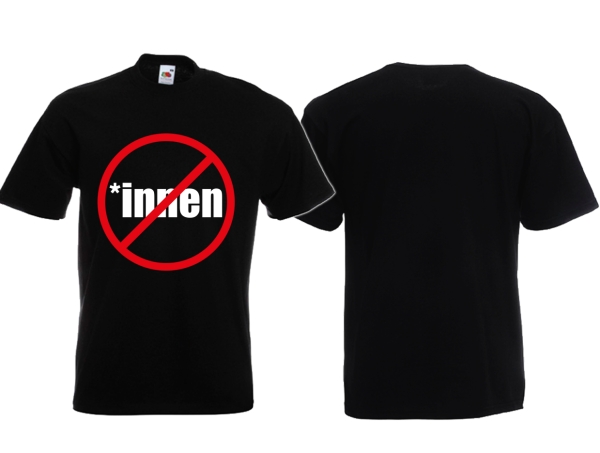 Frauen T-Shirt - *innen - schwarz Frauen T-Shirt - *innen - schwarz