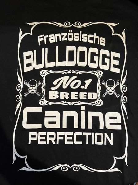 T-Hemd -Französische Bulldogge +++Einzelstück+++ Größe XL T-Hemd -Französische Bulldogge +++Einzelstück+++ Größe XL