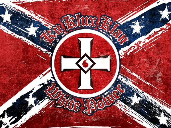 Blechschild - 20x30cm - KKK - White Power - Südstaaten Blechschild - 20x30cm - KKK - White Power - Südstaaten