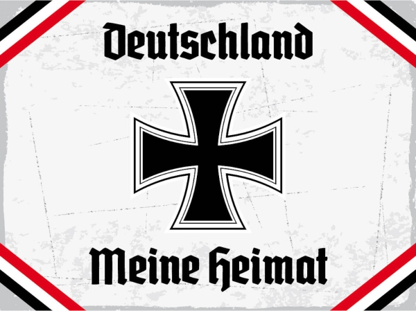 Blechschild - 30x40cm - Deutschland meine Heimat - Motiv 5 Blechschild - 30x40cm - Deutschland meine Heimat - Motiv 5