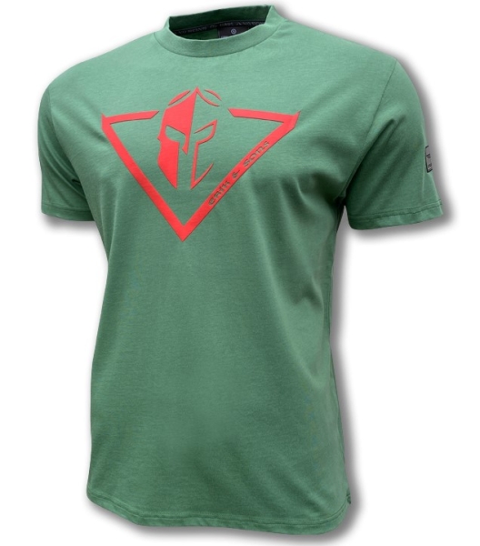 Erik & Sons - T-Shirt - RODAL oliv-rot Erik & Sons - T-Shirt - RODAL oliv-rot