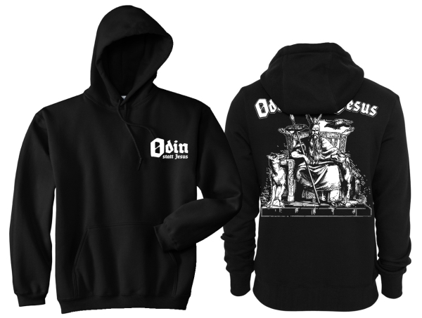 Kapuzenpullover - Odin statt Jesus - Motiv 1 Kapuzenpullover - Odin statt Jesus - Motiv 1