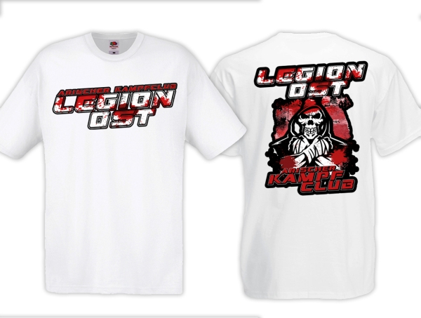 T-Hemd - Legion Ost - Arischer Kampfclub - weiß T-Hemd - Legion Ost - Arischer Kampfclub - weiß