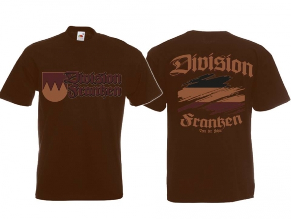 Frauen T-Shirt - Division Franken - braun Frauen T-Shirt - Division Franken - braun