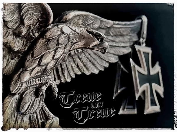 Blechschild - 20x30cm - Treue um Treue - Motiv 1 Blechschild - 20x30cm - Treue um Treue - Motiv 1