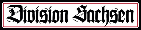 Blechschild - 10x45cm - Division Sachsen Blechschild - 10x45cm - Division Sachsen