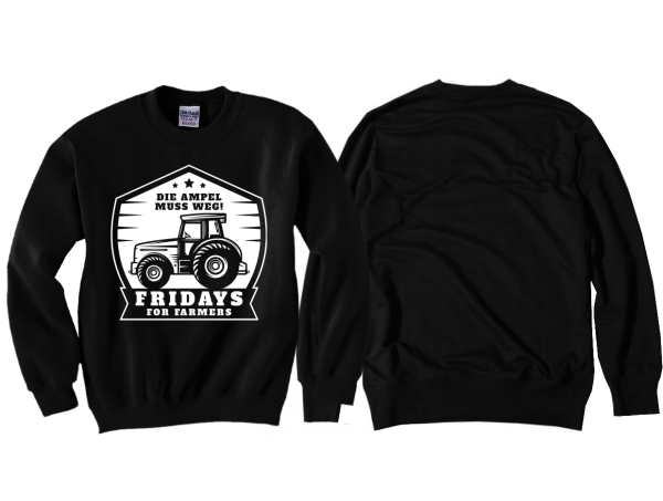 Pullover - Fridays for Farmers - Traktor - Die Ampel muss weg! Pullover - Fridays for Farmers - Traktor - Die Ampel muss weg!