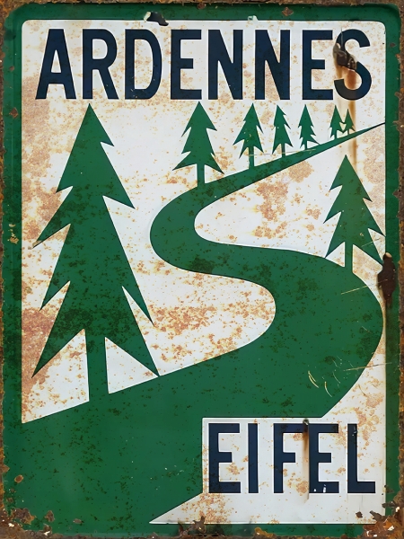 Holzschild - 20x30cm - Ardennen / Ardennes - Eifel Holzschild - 20x30cm - Ardennen / Ardennes - Eifel