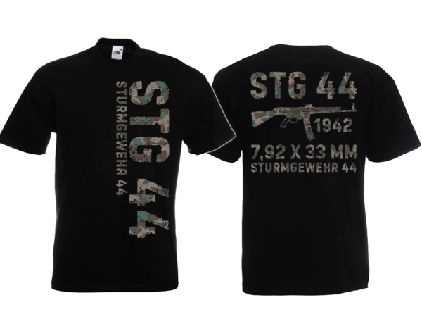 Frauen T-Shirt - Sturmgewehr - STG 44 - schwarz/splittertarn Frauen T-Shirt - Sturmgewehr - STG 44 - schwarz/splittertarn
