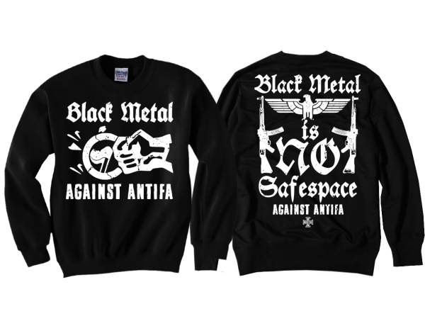 Pullover - Black Metal - Against Antifa - Motiv 2 Pullover - Black Metal - Against Antifa - Motiv 2
