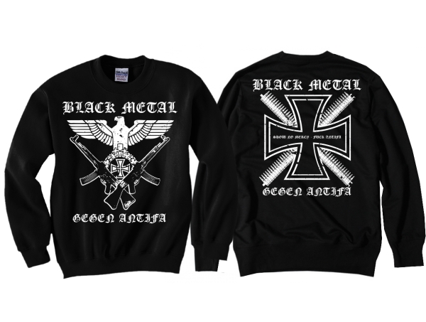 Pullover - Black Metal - Gegen Antifa - Motiv 2 Pullover - Black Metal - Gegen Antifa - Motiv 2