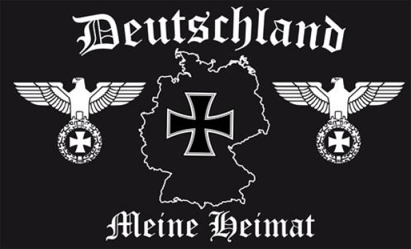 Fahne - Deutschland - Meine Heimat - Motiv 3 (262) Fahne - Deutschland - Meine Heimat - Motiv 3 (262)