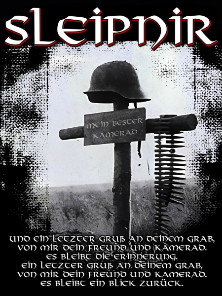 Blechschild - 30x40cm - Sleipnir - Der beste Kamerad Blechschild - 30x40cm - Sleipnir - Der beste Kamerad