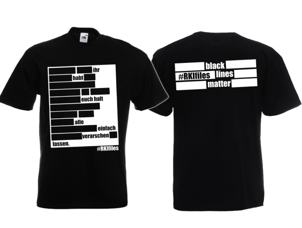 T-Hemd - RKI Files - schwarz T-Hemd - RKI Files - schwarz