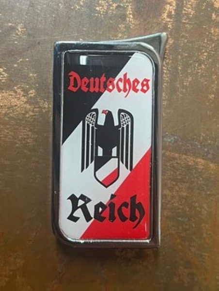 Feuerzeug - SM - Deutsches Reich mit Adler - schwarz-weiß-rot Feuerzeug - SM - Deutsches Reich mit Adler - schwarz-weiß-rot