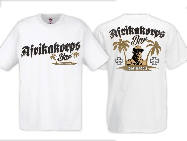 Frauen T-Shirt - Afrikakorps Bar Brattendorf - weiß Frauen T-Shirt - Afrikakorps Bar Brattendorf - weiß