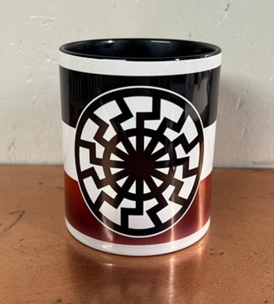 Tasse - schwarz - Schwarze Sonne - schwarz-weiß-rot Tasse - schwarz - Schwarze Sonne - schwarz-weiß-rot