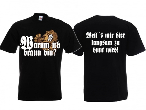 T-Hemd - Warum ich braun bin? 2 - schwarz T-Hemd - Warum ich braun bin? 2 - schwarz