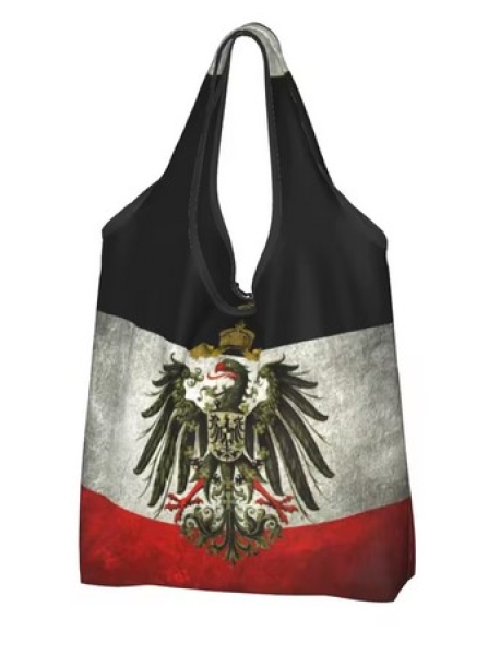 Polyester Beutel - Reichsadler - schwarz weiß rot - vintage+++Einzelstück+++