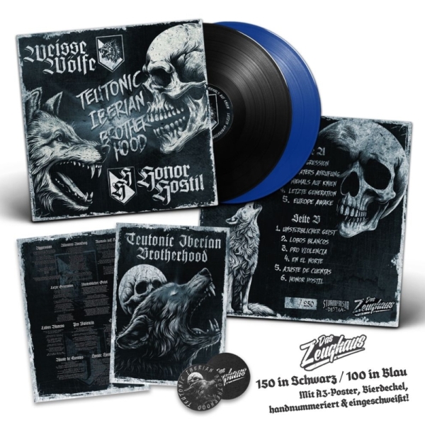 Weisse Wölfe / Honor Hostil - Teutonic Iberian Brotherhood - Split LP Weisse Wölfe / Honor Hostil - Teutonic Iberian Brotherhood - Split LP