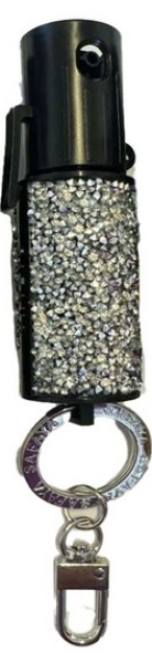 Pfefferspray - in stylischer Hülle mit Clip - silber Pfefferspray - in stylischer Hülle mit Clip - silber