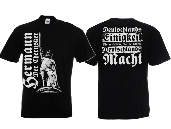 T-Hemd - Hermann der Cherusker - schwarz T-Hemd - Hermann der Cherusker - schwarz