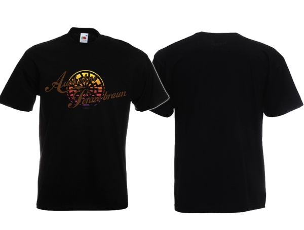 T-Hemd - Auch ohne Sonne braun - Schwarze Sonne - Retro - schwarz T-Hemd - Auch ohne Sonne braun - Schwarze Sonne - Retro - schwarz