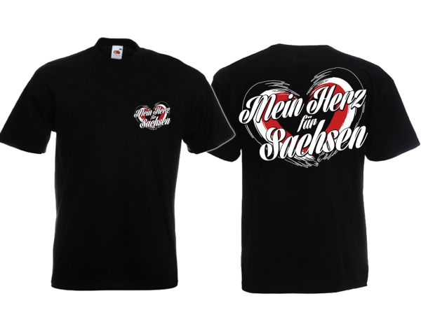 Frauen T-Shirt - Ein Herz für Sachsen Frauen T-Shirt - Ein Herz für Sachsen