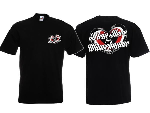 Frauen T-Shirt - Ein Herz für ... (EUER WUNSCHDRUCK) Frauen T-Shirt - Ein Herz für ... (EUER WUNSCHDRUCK)
