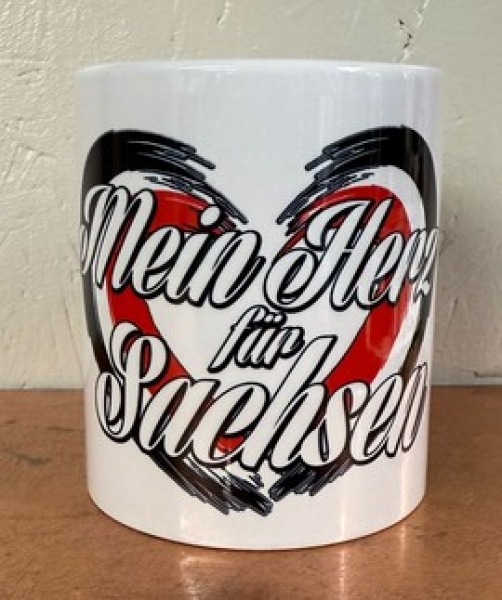 Tasse - Mein Herz für Sachsen Tasse - Mein Herz für Sachsen