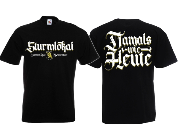 Frauen T-Shirt - Sturmlokal Brattendorf - schwarz Frauen T-Shirt - Sturmlokal Brattendorf - schwarz