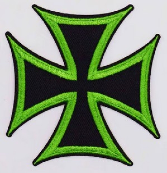 Aufnäher - Eisernes Kreuz - AEP - schwarz/grün Aufnäher - Eisernes Kreuz - AEP - schwarz/grün