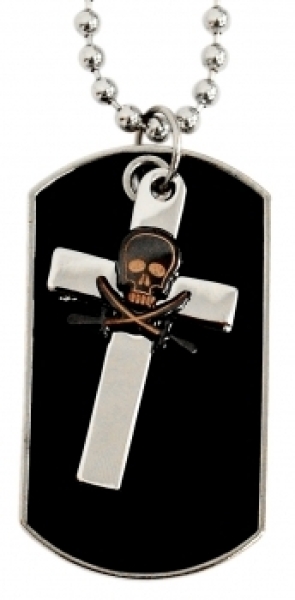 Halskette - Dogtag - Kruzifix Halskette - Dogtag - Kruzifix
