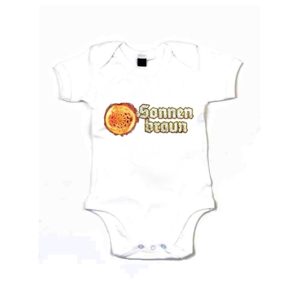 Baby-Bodie - Sonnenbraun - weiß Baby-Bodie - Sonnenbraun - weiß
