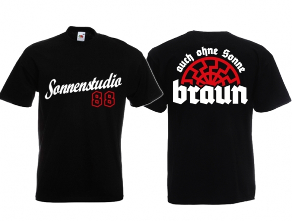 Frauen T-Shirt - Sonnenstudio 88 - schwarz Frauen T-Shirt - Sonnenstudio 88 - schwarz