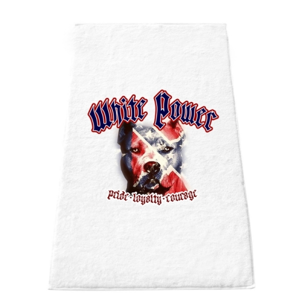 Handtuch - White Power - Dog Face - Südstaaten Handtuch - White Power - Dog Face - Südstaaten