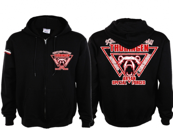 Kapuzenjacke - Division Thüringen - Aryan Special Force Kapuzenjacke - Division Thüringen - Aryan Special Force