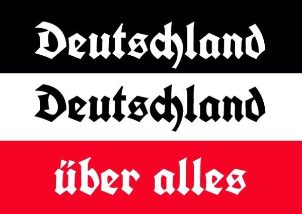Deutschland über alles - Aufkleber Paket 10 Stück Deutschland über alles - Aufkleber Paket 10 Stück