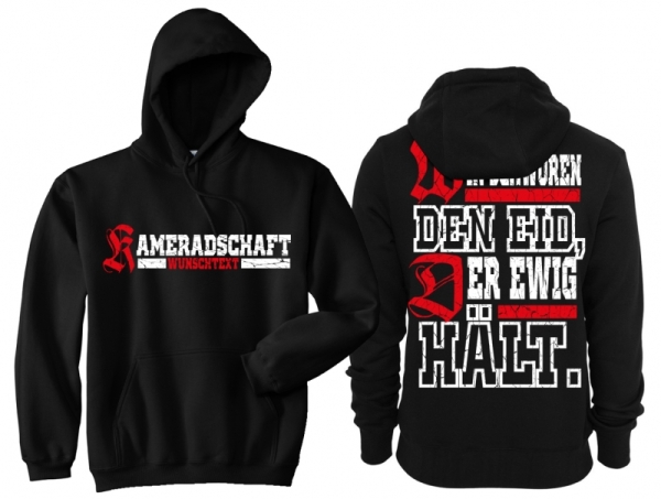 Frauen - Kapuzenpullover - Kameradschaft - Wunschtext Frauen - Kapuzenpullover - Kameradschaft - Wunschtext