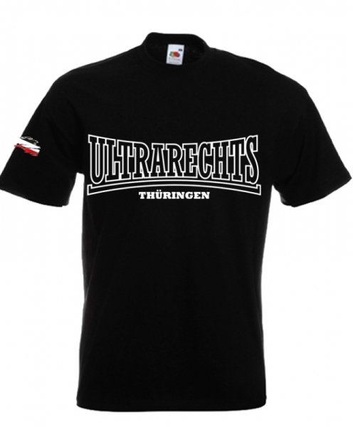 T-Hemd - Ultrarechts - Thüringen - schwarz T-Hemd - Ultrarechts - Thüringen - schwarz