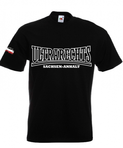 T-Hemd - Ultrarechts - Sachsen-Anhalt - schwarz T-Hemd - Ultrarechts - Sachsen-Anhalt - schwarz